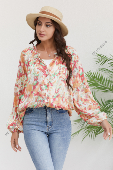 Wholesaler MC LORENE - Patterned blouse