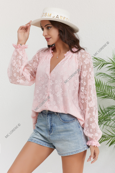 Wholesaler MC LORENE - Lace blouse