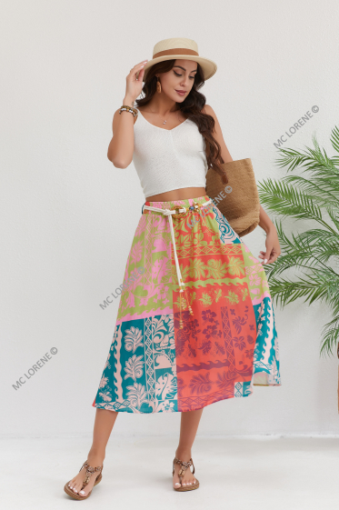 Wholesaler MC LORENE - Patterned skirt