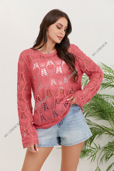 Wholesaler MC LORENE - Crochet sweater