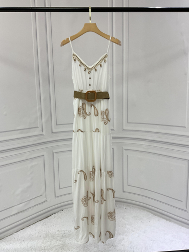 Wholesaler MC LORENE - Dress with embroidery