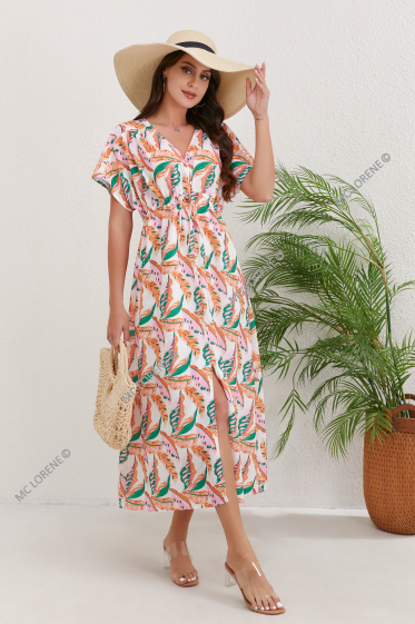 Wholesaler MC LORENE - Long patterned dress