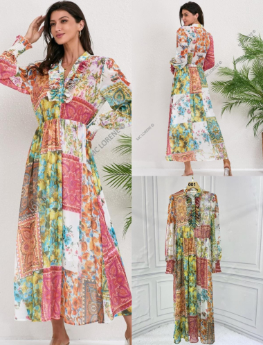 Wholesaler MC LORENE - Long patterned dress