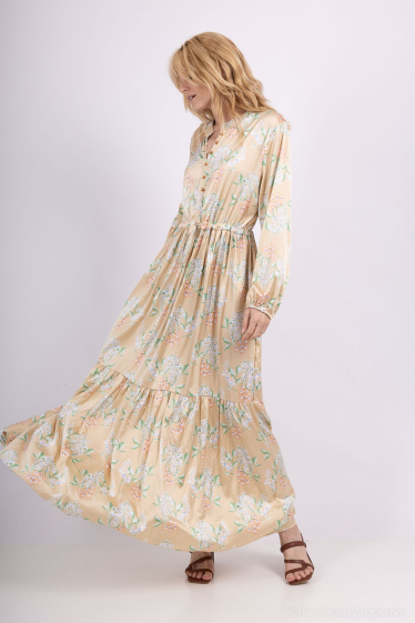 Wholesaler M&D FASHION - Long satin effect dress