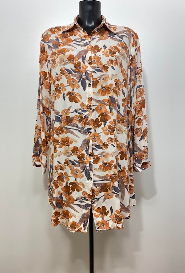 Wholesaler M&D FASHION - Floral long tunic