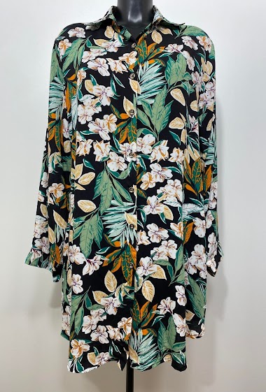 Großhändler M&D FASHION - Floral long tunic