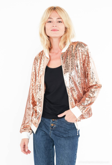 Wholesaler Melena Diffusion - Sequinned blouse
