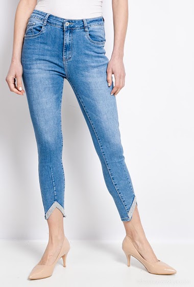 Großhändler Melena Diffusion - Jeans mit Strasssteinen