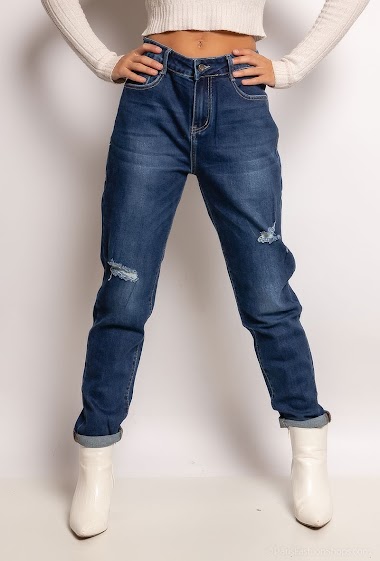 Wholesaler Melena Diffusion - Ripped mom jeans