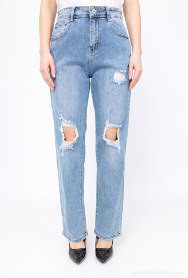 Wholesaler Melena Diffusion - Ripped mom jeans