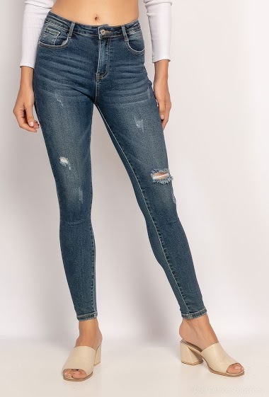 Großhändler Melena Diffusion - Distressed skinny jeans
