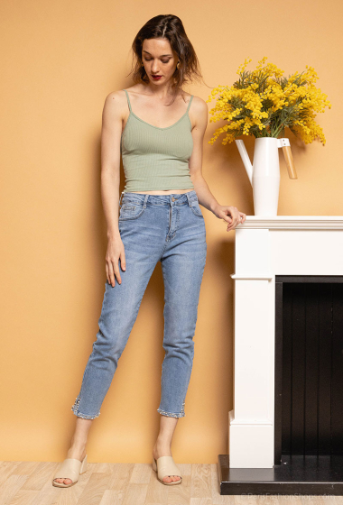 Wholesaler Melena Diffusion - Jeans with pearls