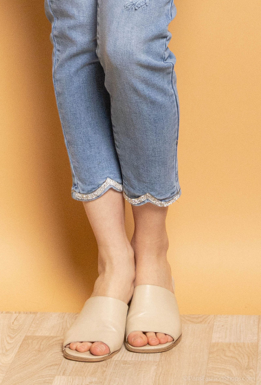 Wholesaler Melena Diffusion - Jeans with rhinestones