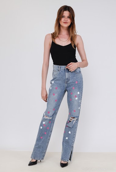 Grossiste Alina - Jeans imprimer