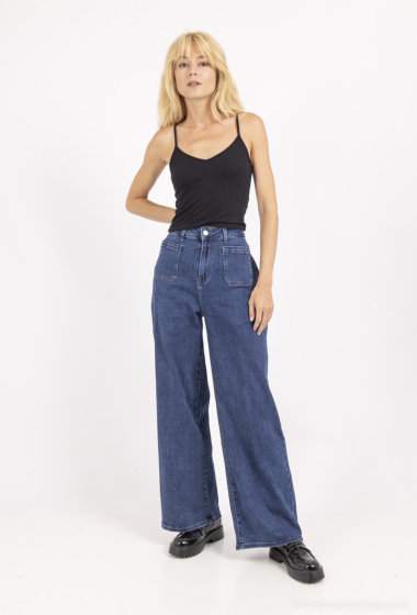 Grossiste Melena Diffusion - jeans wide leg grande taille