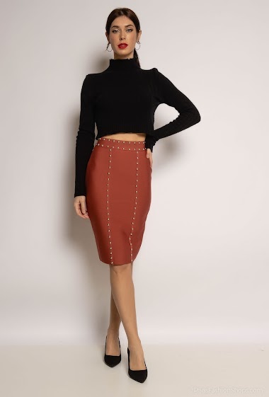 Wholesaler Melena Diffusion - Skirt with studs