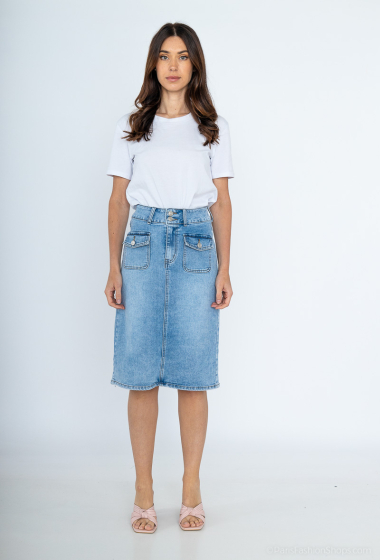 Grossiste Melena Diffusion - jupe en jeans