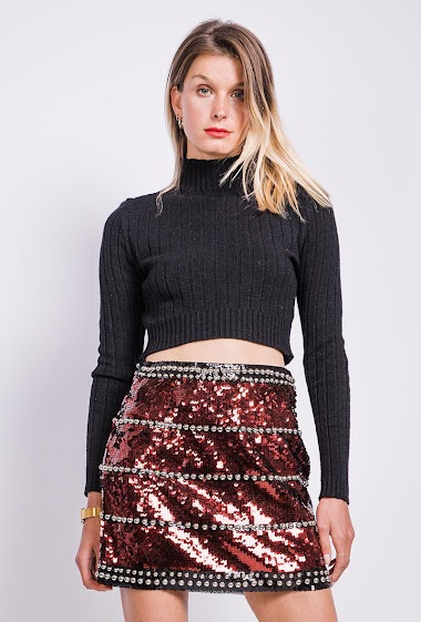 Wholesaler Alina - Sequinned skirt