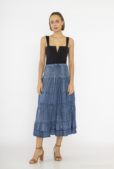 Wholesaler Melena Diffusion - Denim midi skirt