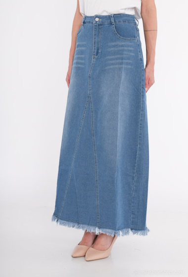 Wholesaler Alina - Denim midi skirt