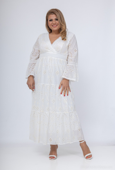 Grossiste Melena Diffusion - Robe broderie anglaise