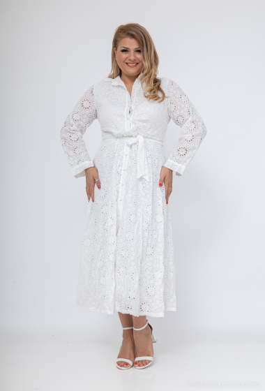 Grossiste Melena Diffusion - Robe broderie anglaise