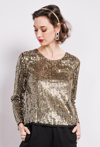 Wholesaler Melena Diffusion - Sequinned party dress