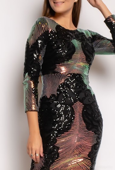 Wholesaler Alina - Sequinned party dress