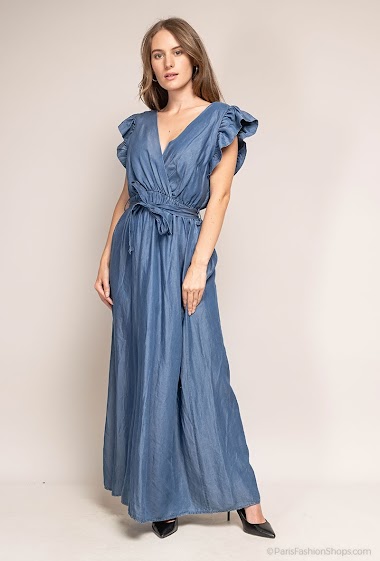 Grossiste Melena Diffusion - Robe longue en lyocell