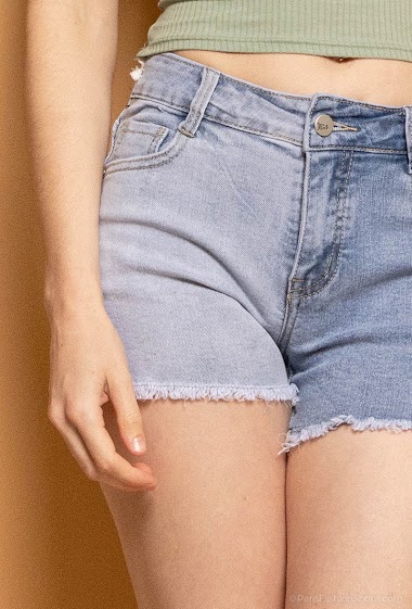 Wholesaler Alina - Shorts with raw edges