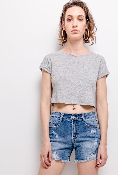 Grossiste Melena Diffusion - Short en jean