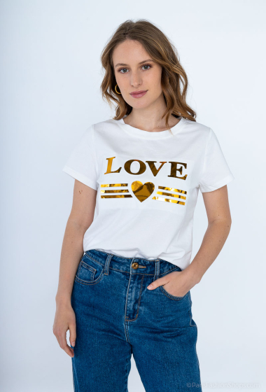 Grossiste Melena Diffusion - T-shirt Love