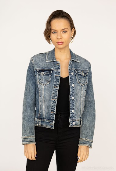 Wholesaler Melena Diffusion - Basic denim jacket