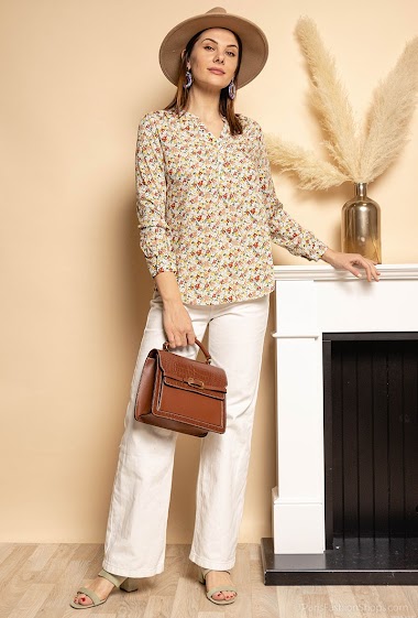 Wholesaler Melya Melody - Flower print blouse