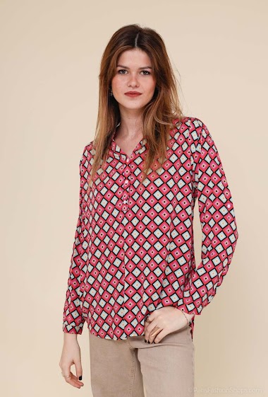Wholesaler Melya Melody - Printed blouse