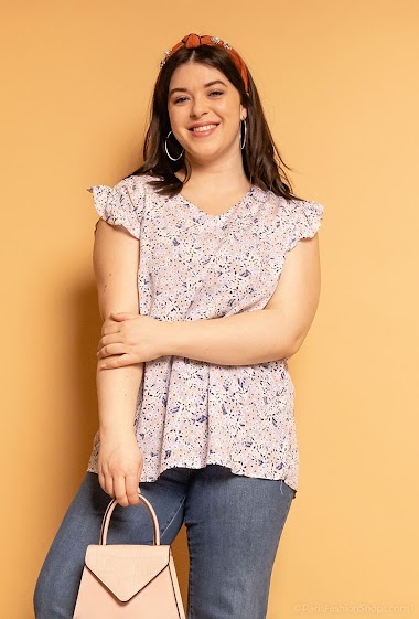 Wholesaler Melya Melody - Floral blouse