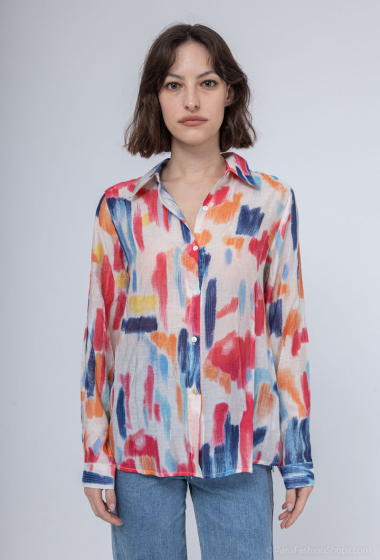 Wholesaler Melya Melody - leopard print shirt