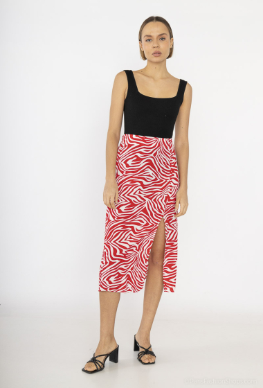 Wholesaler Melya Melody - Long ruffled skirt