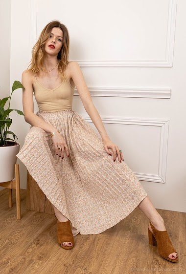 Wholesaler Melya Melody - Printed midi skirt