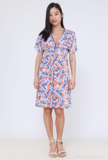 Wholesaler Melya Melody - Printed buttoned dress