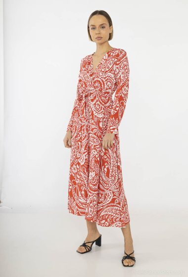 Wholesaler Melya Melody - Long printed dress