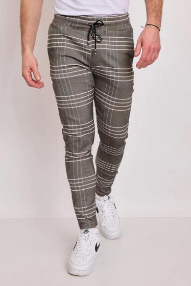 Wholesaler Mentex Homme - Men's checked trousers