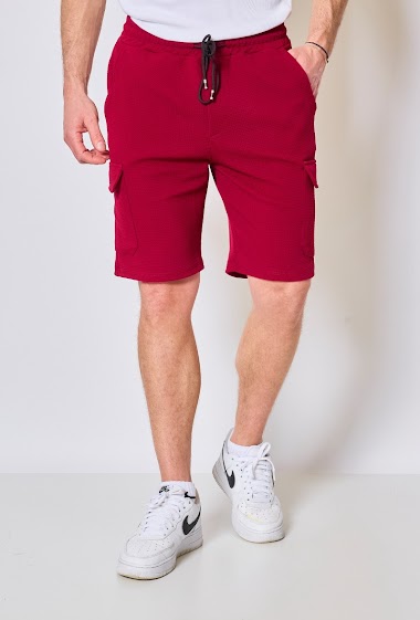 Wholesaler Mentex Homme - Plain shorts with drawstring
