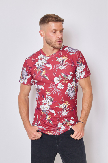 Wholesaler Mentex Homme - Short-sleeved round-neck t-shirt