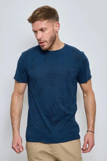Großhändler Mentex Homme - Katoenen T-shirts met korte mouwen en ronde hals