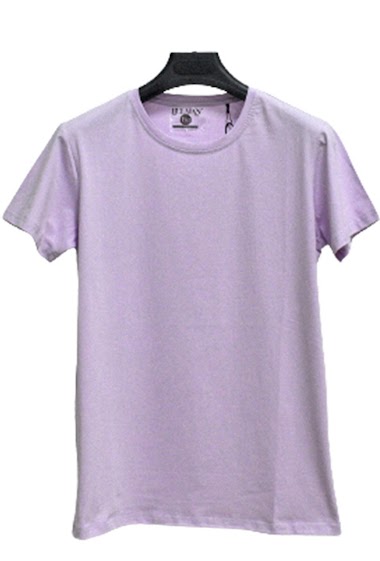 Wholesaler Mentex Homme - Plain short sleeve round neck basic t-shirts