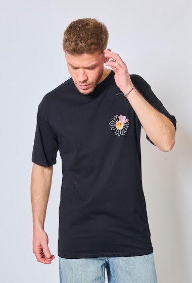 Wholesaler Mentex Homme - T-shirt uni manches courtes col rond
