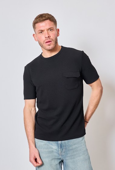 Grossiste Mentex Homme - T-shirts uni manches courtes col rond