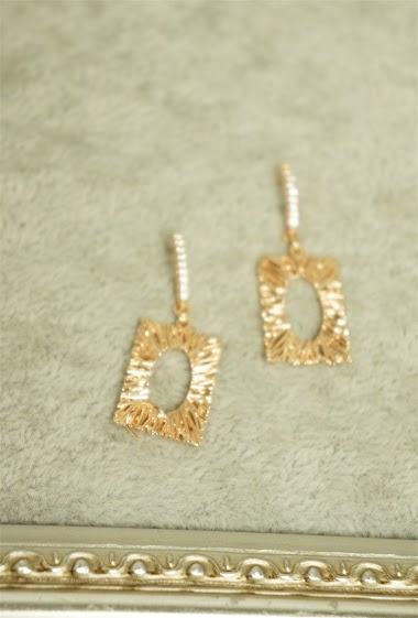 Wholesaler MET-MOI - Rhodium earrings