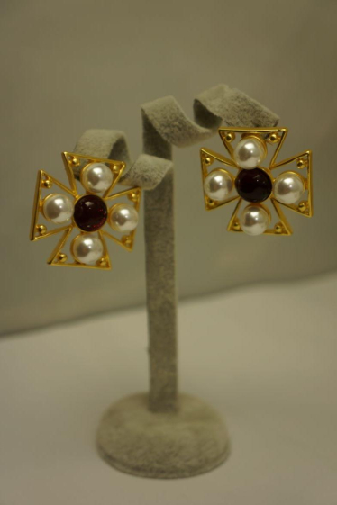 Wholesaler MET-MOI - Flower dangling earrings